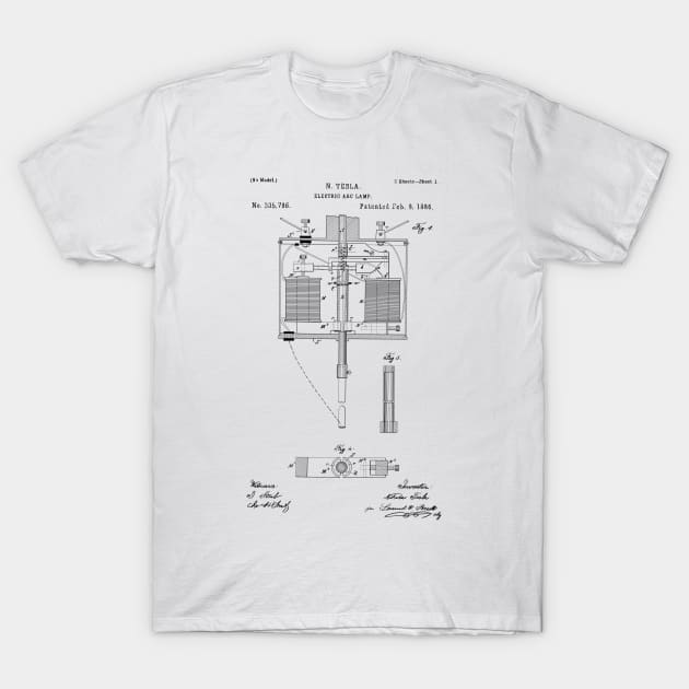 Electric Arc Lamp T-Shirt by euglenii